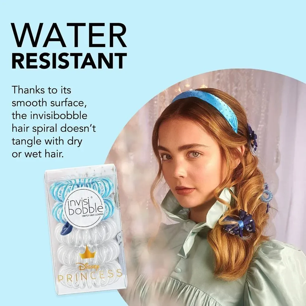 Invisibobble Traceless Spiral Hair‎ Ties Strong Elastic Grip Coil Hair - 5 Pack